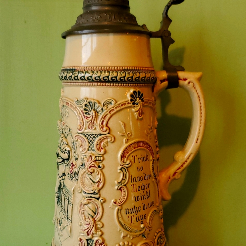 German beer stein